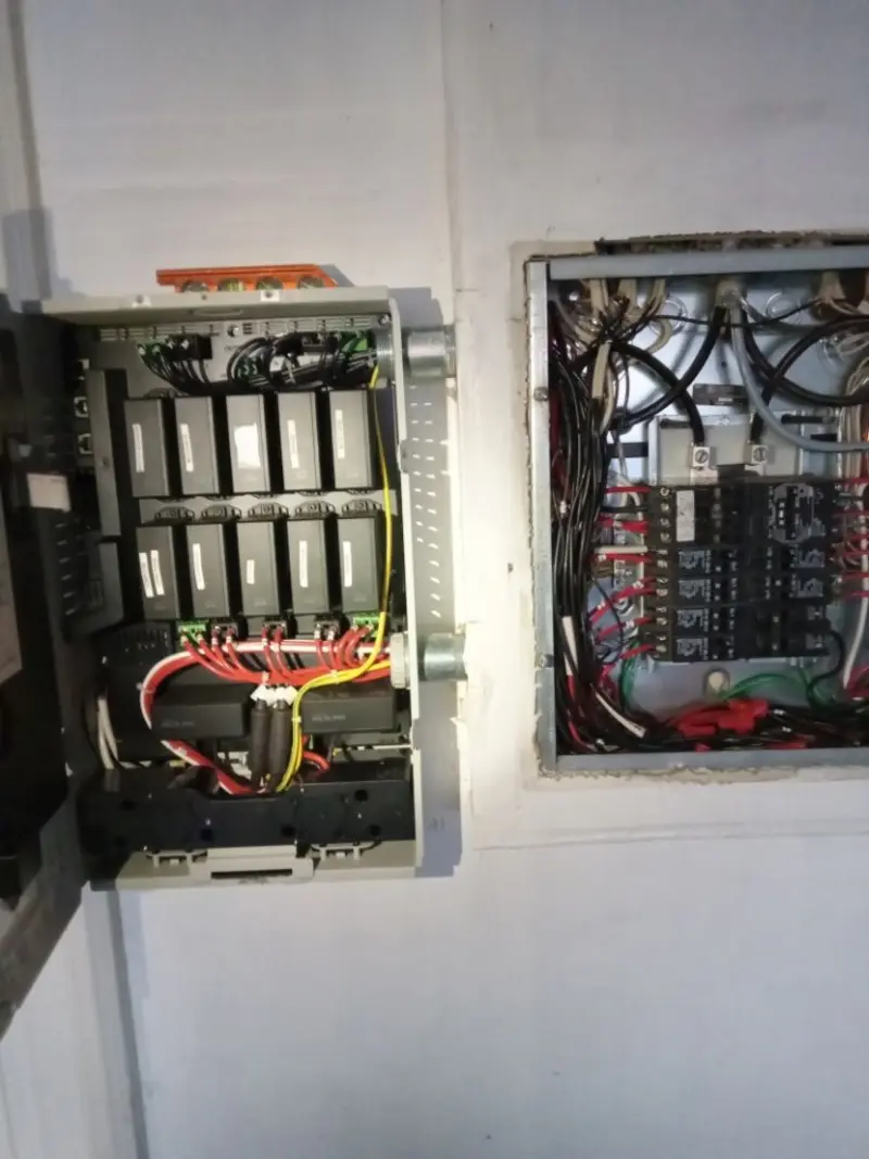 Electrical panel upgrade completed for Ring Doorbell Installation in McLoud